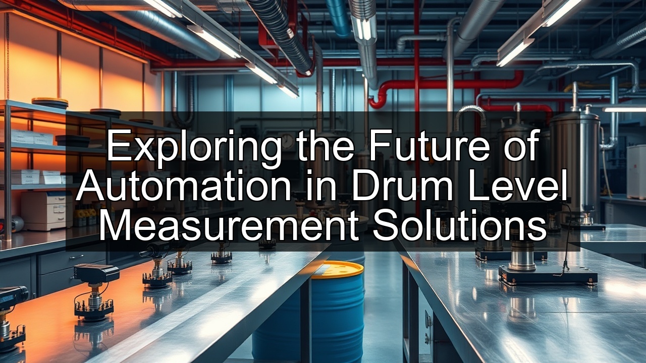 hdpe drum level measuring device pressure transducer drum level measurement acid